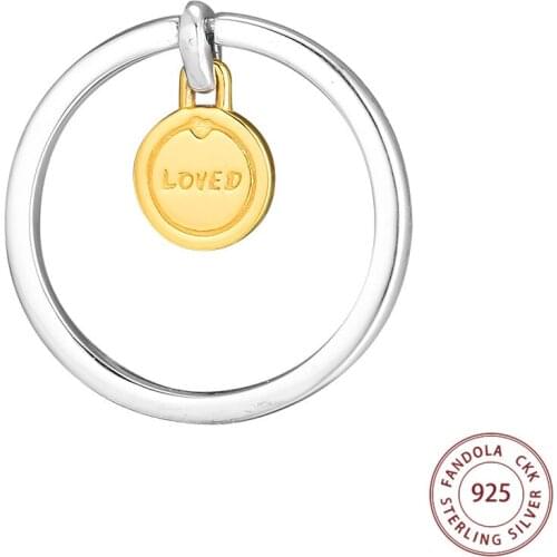 Medallion of Love Ring 925 Sterling Silver Shine Wedding Engagement Rings for Women anillos mujer Free Shipping