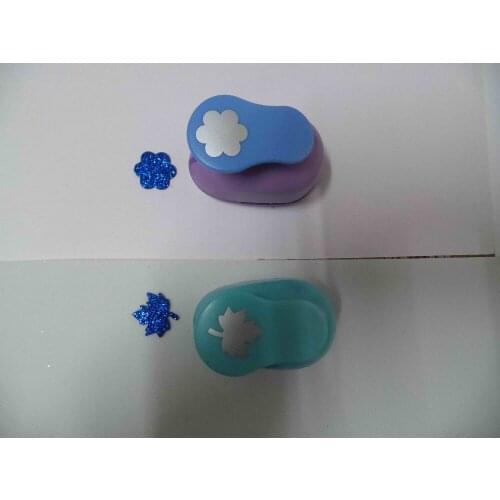 2pcs(2.5cm) flower and maple shape craft punch set Punch Craft Scrapbooking school Paper Puncher eva hole punch free shipping