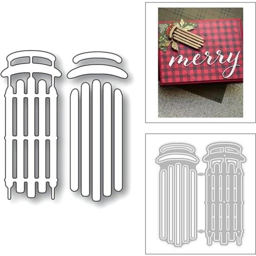 2020 New Christmas Decoration Metal Cutting Dies For DIY Paper Craft Making Wind Chimes Background Card Scrapbooking No Stamps