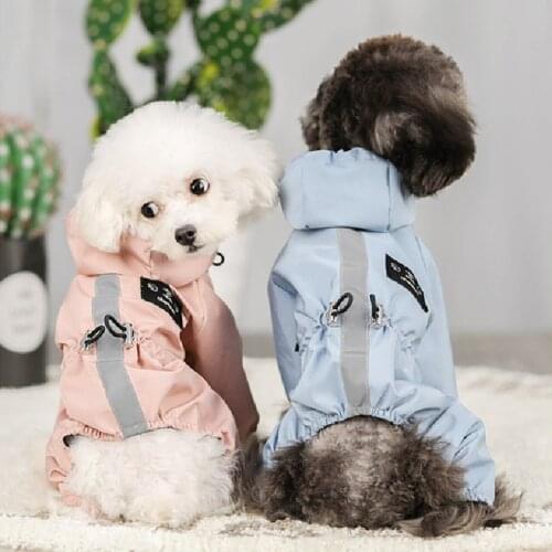 Dog Clothes for Small Dogs Rain Coat Jumpsuit for Dogs Pet Products for Dog Pet Rain Dog Costumes