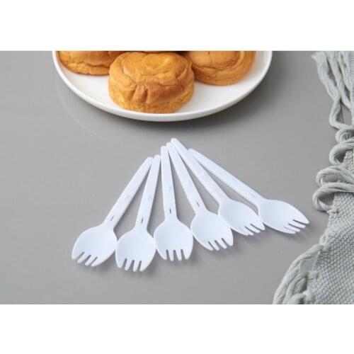Plastic scoop Folding Fork spoon Measuring spoon Ice cream Fork scoop 5000pcs/lot SN831