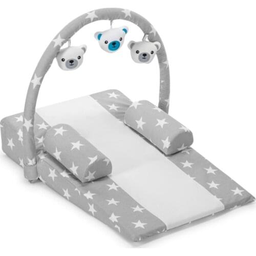 Quirky Reflux Bed Mega Baby Comfortable Gray Bedding Pillow Breathable Fabric Baby Car Supplies Newborn Soft Cushion