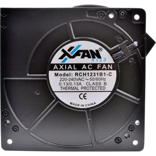 RCH1231B1-C 120mm 120x120x32mm 12032 AC voltage 220V~240V Turbine blower cooling fan for disinfection cabinet industrial cabinet