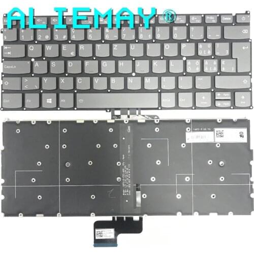 Brand new original SW SWISH Backlight Keyboard for Lenovo IDEAPAD 720S-13 720S-13IBR 7200S-13AST FR Keyboard GRAY Type PW
