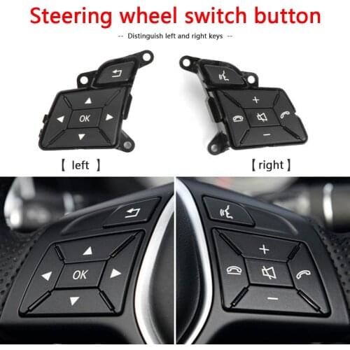 High Quality Audio Radio Control Button Car Steering Wheel Switch Button for Mercedes Benz E W212 2014-2015 Accessories