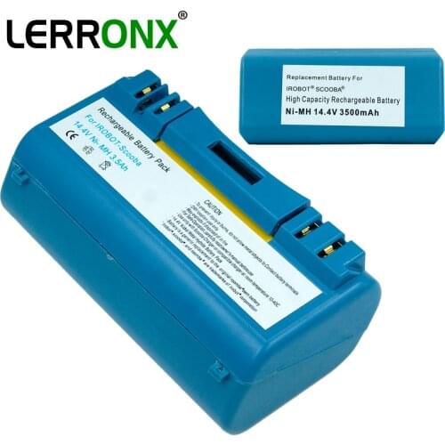 High Quality 14.4V 3500mAh Ni-MH Vacuum Cleaner rechargeable battery replacement for iRobot Scooba 380 385 5910 5920 5999 6000