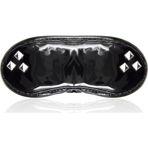 Bag Toys Fun Eye Masks Masks Multi-nail Bright Leather Bondage Toys Bright Skin Blindfolds