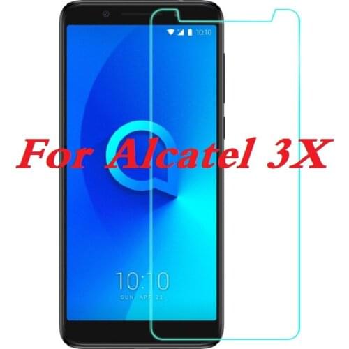 For Alcatel 3X Tempered Glass 9H 2.5D Premium Screen Protector Film For Alcatel 3X 5058A 5058I 5058J 5058T Glass