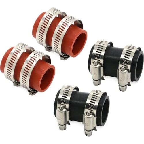 For all years Yamaha Banshee 1" id exhaust pipe clamps Couplings For FMF DG Factory ATV UTV Dirt Bike head pipes silencer clamp