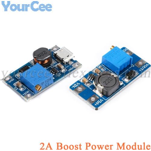 5PCS MT3608 DC-DC Step Up Converter Booster Power Supply Module Boost Step-up Board MAX output 28V 2A