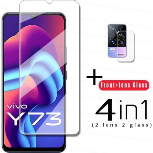 9H Screen Protector For Vivo Y73 Glass For Vivo Y73 Tempered Glass Full Glue Protective Camera Film For Vivo Y73 Y53s Y20 Y31