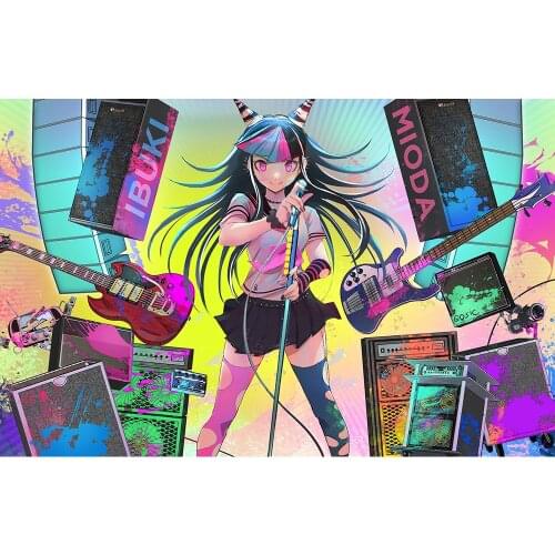 Full Square Drill Diamond 5D Danganronpa Embroidery Cross Stitch Picture Japanese Game Wall Sticker Handmade Painting Home Decor