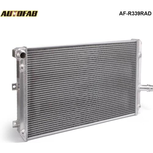 Aluminum Racing Dual Core 2-Row Cooling Radiator For VW Golf GTi/MK5/A5 MT 06-10 AF-R339RAD