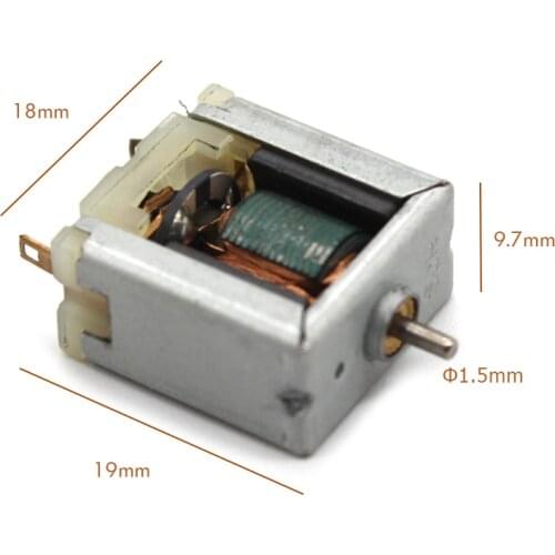 Bring smart 1pc 020 Micro Motor 3v 6200rpm DC Electric Toy Motor square without cover Small Motor for DIY toy car
