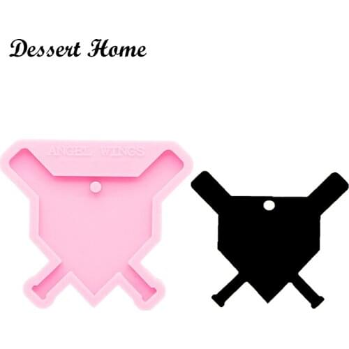 DY0117 epoxy resin molds baseball mold for keychain pendant Jewelry Makeing silicone molds for resin diy