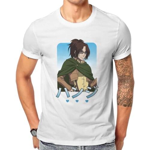 Hange Harajuku TShirt Attack On Titan Snk Levi Eren Anime Printing Tops Leisure T Shirt Male Tee Special Gift Clothes