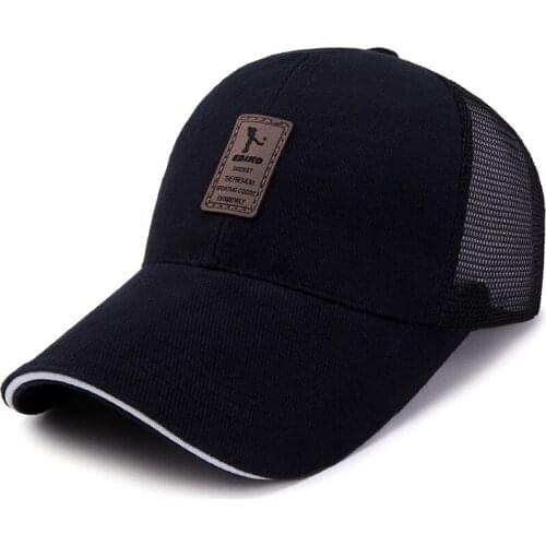 Cotton Baseball Cap Quick Dry Mesh Back Cooling Sun Hats Sports Caps for Golf Cycling Running Fishing Visor Cap Dad Hat