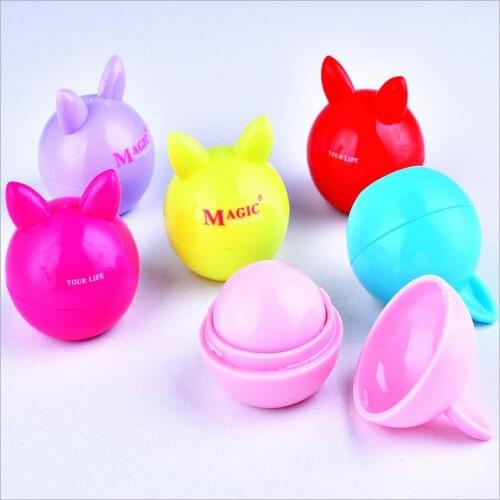 1PC Cute Shaped Shea Butter Moisturizer Lip Balm Women Makeup Long Lasting Nutritious Winter Protect Lips Balm Cosmetics T0037