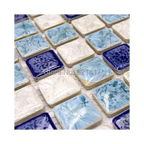 Light blue polished porcelain ceramic tiles mosaic kitchen backsplashl tile bathroom floor tiles ceramic wall tiles