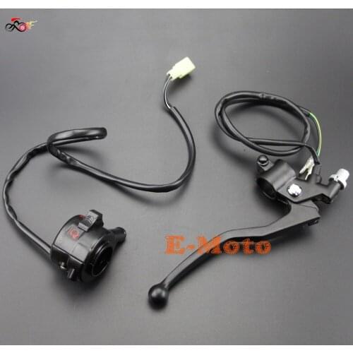 KILL HANDLE SWITCH HOUSING THROTTLE & Right Brake Lever For PY80 PW80 E-Moto