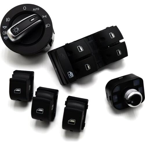 Window Headlight Mirror Switch Button For AUDI A6 S6 C6 RS6 A6 Allroad Quattro A3 Q7 4F0959851 4F1941431E 4F0959565 4F1 959 855