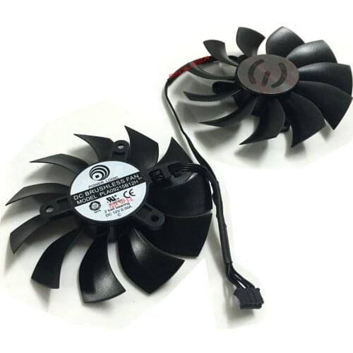 2 Pcs/Lot PLA09215B12H 4Pin VGA Cooler Graphics Card Fan For EVGA GTX970 ACX2.0 Video Cards Cooling system