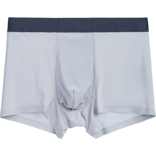 Summer Men Underwear Skin-friendly Wear Resistant Spandex Ultra-thin Seamless Transparent Panties Husband