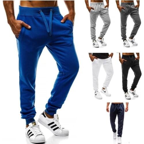 Mens Joggers Casual Pants Men Fitness Sweatpants Sportswear Male Cargo Bottoms Skinny Trousers Gyms Jogger Track Pants