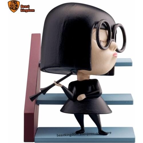 Beast kingdom Disney PIXAR The Incredibles Edna Mode mini egg Attack Series garage Garage Kits Model Kits Collecting gift toys