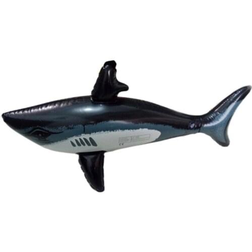Inflatable Floating Toys Childrens Water Toys PVC Inflatable Shark Toy Simulation Inflatable Animal For Swimming Kids Pool Toys