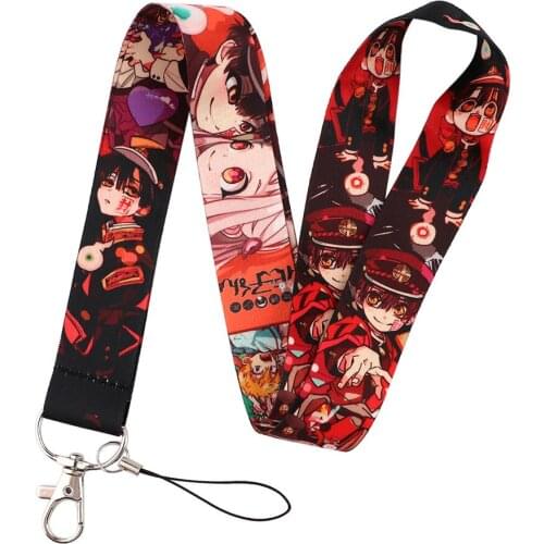 Newly Toilet-bound Hanako-Kun Lanyards Keychain Hanako Kun Yahiro Nene Fashion Neck Straps Anime Ribbon Hanging Rope Accessories