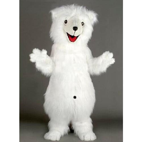 NEW Polar Bear Mascot Costume Suits Party Game Dress Outfits Clothing Advertising Carnival Adults Cosplay Hallowen Gift Unisex