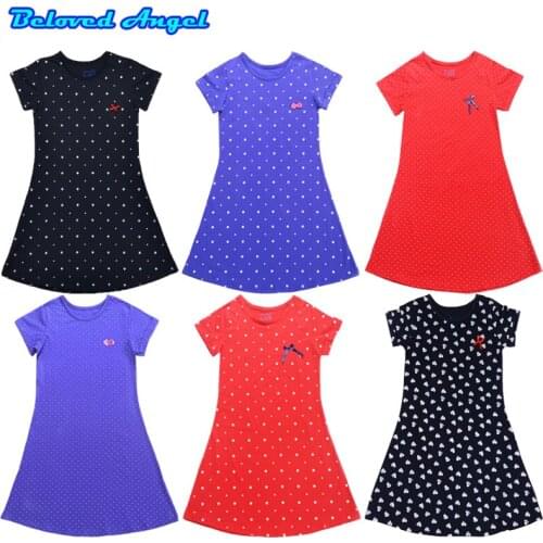 Girls Dresses 2019 New Brand Princess Girl Clothing Summer New Short Sleeve Girls Clothes Cute Vestidos For Baby Girls 1-13 Yrs