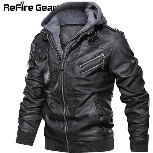 ReFire Gear Men's Bomber Hoodies