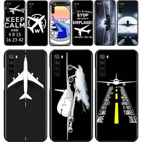 Airplane Flight Travel for OPPO Reno 2 Z 2Z 2F 3 4 Pro 4G 5G ACE 10X ZOOM F7 A5 A9 2020 Silicone Soft Black Phone Case