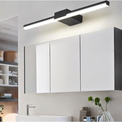 Nordic Led Wall Light Modern Mirror Lamp Waterproof Wall Lamp For Bathroom Surface Mounted Indoor Wall Sconce Lighting Fixture