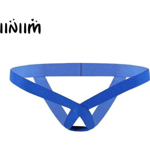 Mens Male Lingerie Panties Low Waist Thongs Briefs Jockstraps Penis Holes Sissy Hollow Out Open Butt Exotic Underwear Underpants