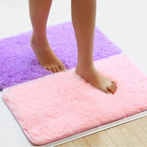 Absorbent microfiber bath mat, 40x60CM, soft hair bath mat, shower mat, living room mat, bathroom door mat, kitchen mat
