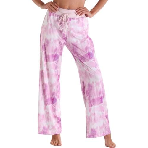 2021 Hot Sale Women Ladies Solid High Waist Flare Wide Leg Chic Trousers Bell Bottom Gym Fitness Home Exercise Loose Yoga Pants