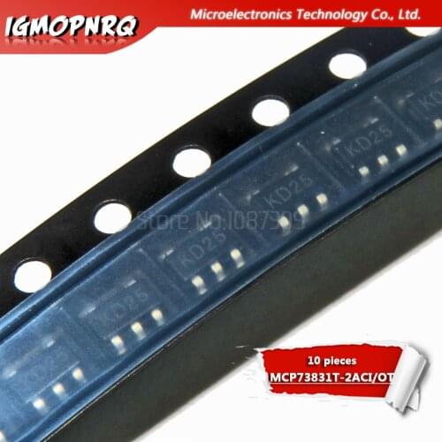 10pcs MCP73831T-2ACI/OT MCP73831T-2ACI MCP73831T MCP73831 SOT23-5 new original