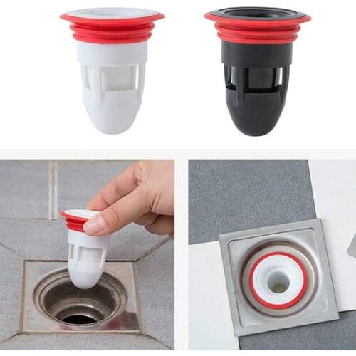 2Pcs Toilet Floor Drain Deodorant Sealing Anti-odor Pipe Core Sewer Bathroom Water Drain Filter Insect Prevention Deodorant