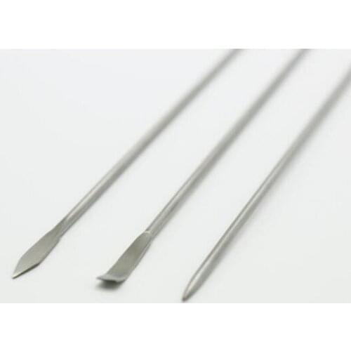 3pcs Stainless Steel Medicine Spoons Sampling Measuring Scoops Medicine Spoon Sampling Measuring Micro Spoons