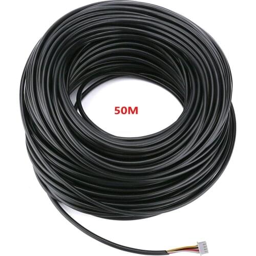 50M 2.54*4P 4 wire cable for video intercom Color Video Door Phone doorbell wired Intercom