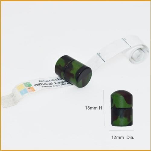 Fast And Free ship -Waterproof Mini Metal Pill HolderTube Bulk Hide Geocaching Container with Waterproof LogoRoll-18*12mm
