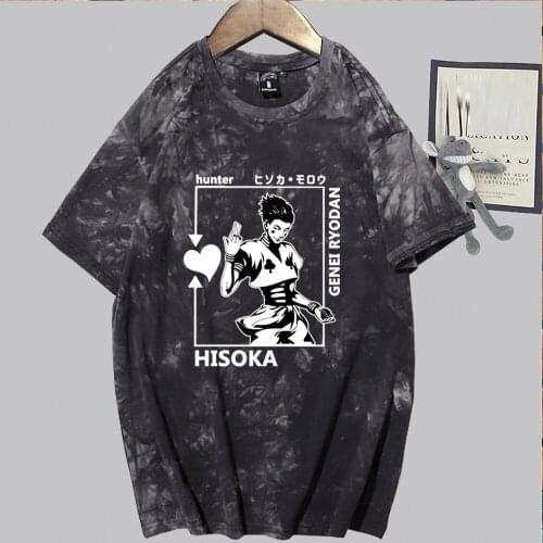 Harajuku Hunter X Hunter T-shirt Womens Funny Japanese Anime Hisoka Morow Short Sleeve Tee