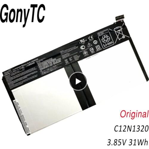 GONYTC C12N1320 New Battery For ASUS Transformer Book T100 T100T T100TA T100TA-C1 Series 3.85V 31WH