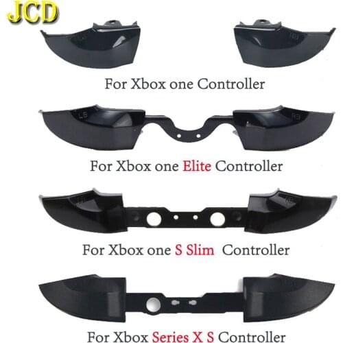JCD RB LB Bumper Trigger Button Mod Kit for Xbox One Series S X Slim Elite Controller Replacement Right Left Buttons Accessories