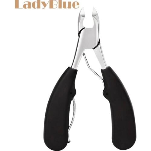 Non Slip Handle Nail Scissors cuticle nipper finger&toe care Trimmer Cutters Paronychia manicure cutter tool