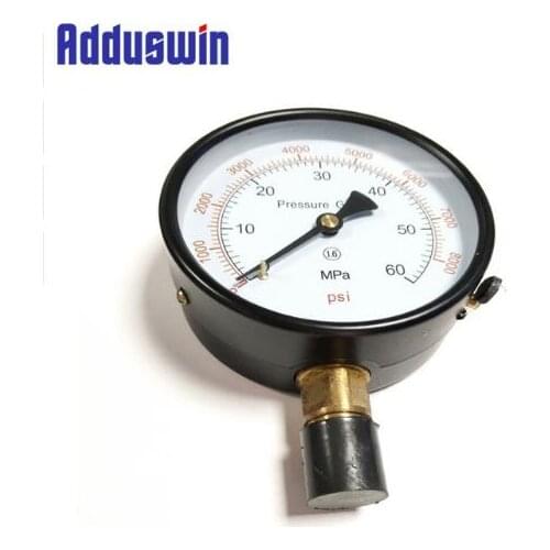 0-60MPA pressure gauge for S60H diesel injector nozzle tester, common rail injector tester tool