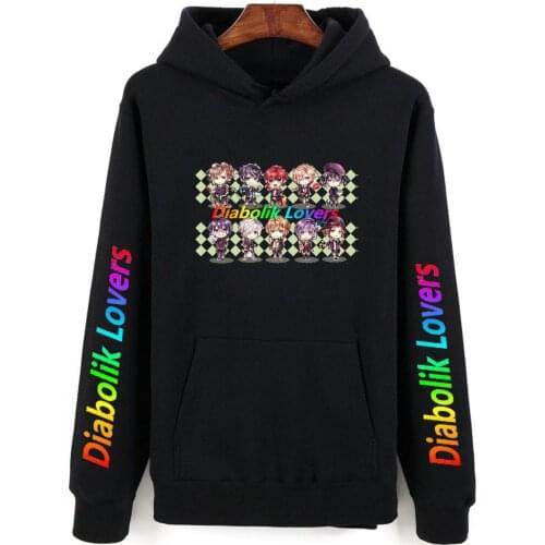 Trend Anime Diabolik Lovers Hoodie Kids Long Sleeve Pullover Women Men Swearshirts Tracksuit Harajuku Streetwear Kawaii Clothes
